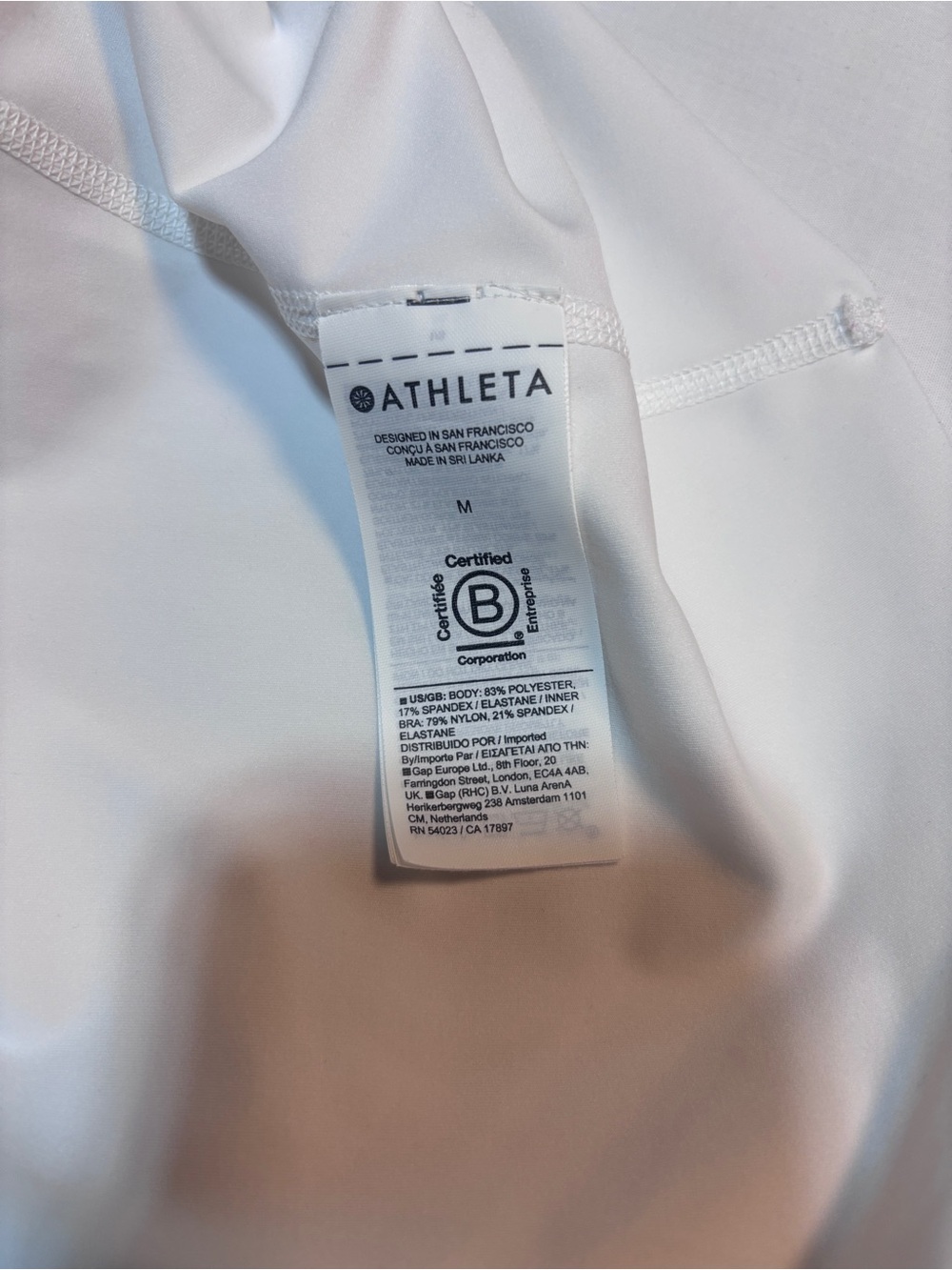 Athleta M Break Point Dress Medium Pacific White - Picture 11 of 13